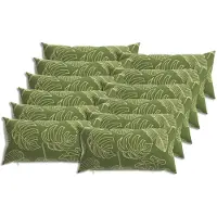 vidaXL Kussen met kussen HEERLEN 12 st Blad Design Polyester