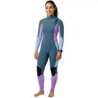 Billabong Synergy 4/3 Mm Dames Wetsuit Van Neopreen Met Lange Mouwen En Rits Op De Borst