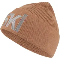 Falke Ski Wool Beanie sneldrogend warm wol muts unisex bruin - maat ONESIZE
