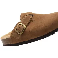 Scholl Klomp Women Fae New F Suede Sa Taupe-Schoenmaat 39