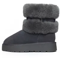 Gooce Boots 'MARA' donkergrijs