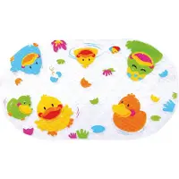 Tigex badmat eend - antislip baby badmat 69x39 cm rubber.