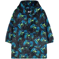 Next - Jongens - Fleece poncho - Zwart