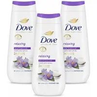 Dove 3 x Douchecrème - Relaxing - Kokos & Jasmijn - 225 ml - Voordeelverpakking - 3 stuks