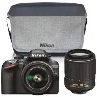 Nikon d3200 reflex + 18-55 vrii + 55-200 vrii + fourre-tout