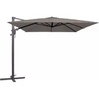 Madison Zweefparasol monaco flex iii 300x300 cm polyester taupe grade 6 zonwering