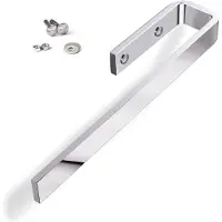 Sotech Handdoekrek voor kastmontage - Om op te schroeven - Massief aluminium - Chroom gepolijst - Handdoekrek badkamer - Handdoekhaken - Stijlvol ontwerp Handdoekrek