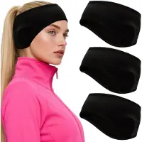 Famanu – Set van 3 winter hoofdbanden en oorwarmers voor dames en heren