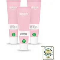 Weleda 3 x - Gezichtscrème Sensitive Hydraterend - Voor gevoelige huid - 30 ml - Wasstrips - Gevoelige Huid - Hydraterende Crème - Amandelolie - Roodheid Verminderen - Dagcrème