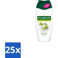 Palmolive 25 x Douchecreme Naturals Olijf & Melk 250 ml - Douchecrème - Natuurlijke Verzorging - Olijf En Melk - Hydratatie - Droge Huid
