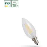 Spectrum LED - Vintage LED E14 6W 540lm - 818 Zeer Warm Wit 1800lm| Vervangt 50W
