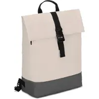 Vali Fietstas - 2-in-1 Fietstas-Rugzak - Fietstassen voor Bagagedragers - Zandgrijs - 30cm x 15cm x 38cm