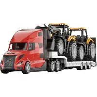 Siku Volvo vrachtwagen met JCB tractors |