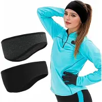 Famanu – Oorwarmers en hoofdbanden van fleece voor winterwandelen en joggen voor dames en heren