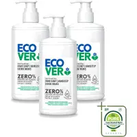 Ecover 3 x - Handzeep ZERO - Parfumvrij - 250 ml - Grootverpakking - Vaatwasstrips - Handzeep - Parfumvrije Handzeep - Hypoallergene Handzeep - Gevoelige Huid - Eczeem