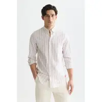 Scotch & Soda Yarndyed Dobby Regularfit Shirt White Traditional Maat: XL | Casual Overhemden Outlet | Heren | Wit