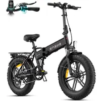 ENGWE EP-2 BOOST E-Bike - 20 inch - 120km actieradius - 250W motor - zwart