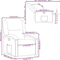vidaXL Fauteuil verstelbaar fluweel roze