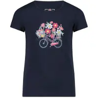 CMP Meisjes T-shirt met bedrukt patroon