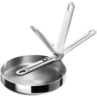 Joseph Joseph Poêle anti-adhésive Space Steel Inox 20cm