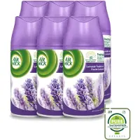Air Wick 6 x Freshmatic - Luchtverfrisser Navulling - Pure Fresh Lavendel - 250ml - Grootverpakking - Vaatwasstrips - Luchtverfrisser - Lavendel - Geurverspreider - Geurstop - Frisse Geur