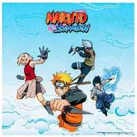 Chaks - 20 papieren servetten Naruto Shippuden 33 x 33 cm
