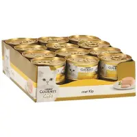 Gourmet 24x Gold - Mousse Kip - Kattenvoer - 85g