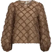 Object Top Luisa Bruin dames