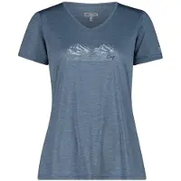 CMP T-shirt met wijde hals voor dames Light