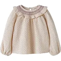Lil´ Atelier Blouse beige / bourgogne