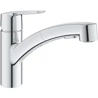 GROHE QuickFix Start - Keukenkraan met uittrekbare handdouche, chroom 1012400000