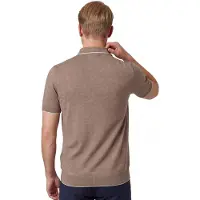 Scotland Blue poloshirt bruin gemêleerd 100% katoen