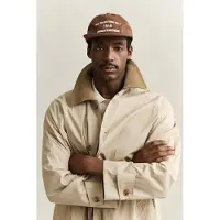 Gant Archive Camp Cap Mahogany Brown Maat: OS | Petten Outlet | Heren | Bruin