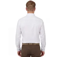 Olymp Level Five Body Fit Overhemd wit, Effen