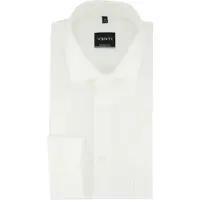 Venti wit comfort fit overhemd borstzak 100% katoen strijkvrij