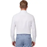Profuomo Wit overhemd royal twill slim fit