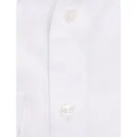 Ledub overhemd Modern Fit effen wit normale fit