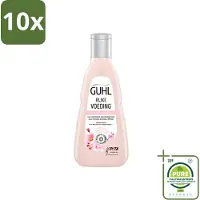 Guhl 10 x - Shampoo - Rijke Voeding - 250 ml - Grootverpakking - Vaatwasstrips - Voedend Haarshampoo - Droog Haar - Uitgedroogd Haar - Haar Verzorging - Amandelolie