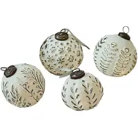 Loberon Kerstversiering set van 4 Consac
