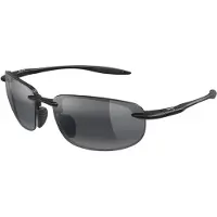 Maui jim - Zonnebrillen - Ho'Okipa Ultra Neutral Grey Black voor Unisex - Zwart