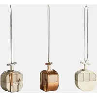 Loberon Hanger set van 3 Grenoble silber/creme/gold