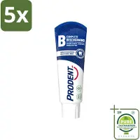 Prodent 5 x – Tandpasta – Complete Bescherming – Pro-Zinc Technologie – 75 ml - Grootverpakking - Vaatwasstrips - Tandpasta - Mondgezondheid - Antibacteriële Tandpasta - Pro-Zinc - Fluoridetandpasta