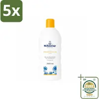 Melkmeisje 5 x – Bad & Douchecrème – Zonnebloem – 2000 ml - Wasstrips - Bad En Douchecrème - Badcrème - Douchecrème - Zonnebloem En Melk - Huidverzorging
