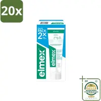 Elmex 20 x - Tandpasta - Sensitive Duopack - Gevoelige Tanden - 2 x 75 ml - Wasstrips - Gevoelige Tanden - Tandpasta - Aminfluoride - Tandbescherming - Tandversterking