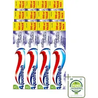Aquafresh 12 x - Tandpasta - Whitening - Stralend Witte Tanden - 100 ml - Grootverpakking - Vaatwasstrips - Tandpasta - Witte Tanden - Stralende Tanden - Tanden Reinigen - Tandplak Verwijderen
