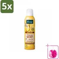 Kneipp 5 x - Douche schuim - Beauty Secret - 200 ml - Bulkverpakking - Douche foam - Douchemop - Natuurlijke oliën