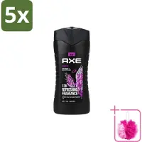Axe 5 x – Douchegel – Excite – 250 ml - Bulkverpakking - Douchegel - Douchemop - Frisheid