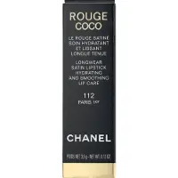 Chanel - Rouge Coco De Langhoudende Hydraterende En Gladstrijkende Verzorgende Lippenstift Met Satijnglans 112 PARIS 1ER