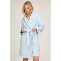 Hunkemoller Badjas van zachte fleece Blauw Dames | Maat: XL/XXL