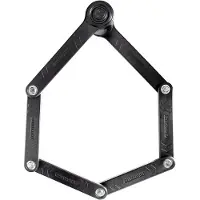 Kryptonite Keeper 585 Vouwfietsslot Compact Lichtgewicht Hoge Veiligheid Antidiefstal Opvouwbaar Fietsslot met 2 Sleutels en Houder voor E-Bikes Scoo